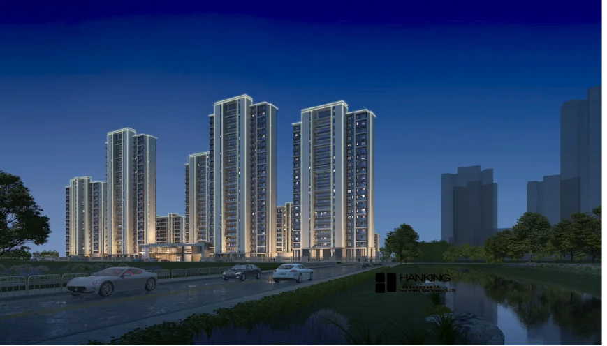 Luxury International Portable Homes Prefabricated Integrated Building Steel Structure Construction House