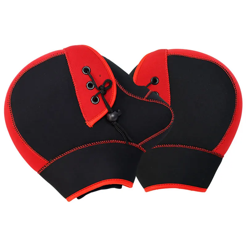 Windproof Neoprene Outdoor Cycling gloves Bicycle mitten Customized logo Waterproof motorcycle glove