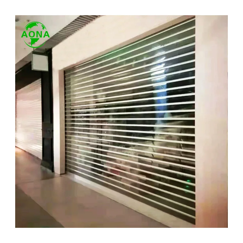 Automatic Practical Transparent PVC Roller Shutter Doors