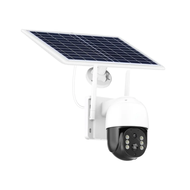 Wireless Cameras for Home Security Outdoor Solar Security Cameras Wireless PTZ 4MP WiFi Camera with Spotlight