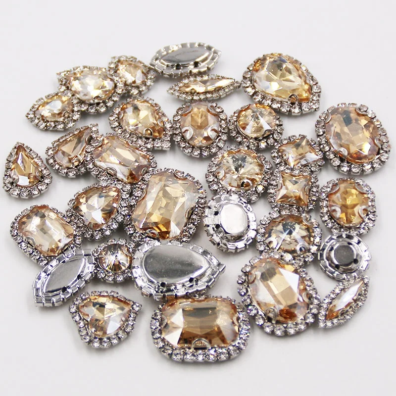 Mixed shape Fancy Stone Crystal Rhinestones For Jewelry Making