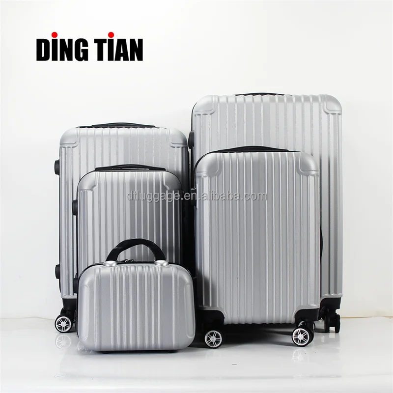 Customize ABS Trolley Travel Bag Luggage Set Thickened Spinner Suitcase Rolling Cabin With Detachable Wheels