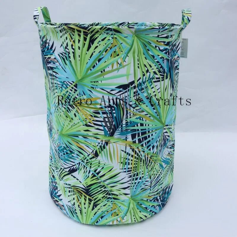 RT19056 складная корзина для белья с принтом, круглая корзина для хранения, большая корзина, держатель-Органайзер