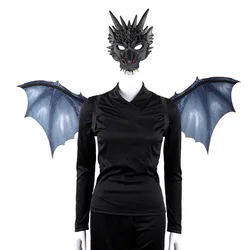 Carnival Party Suit Cross Border European And American Adult Dance Dragon Mask Wing Suit Halloween Accessories
