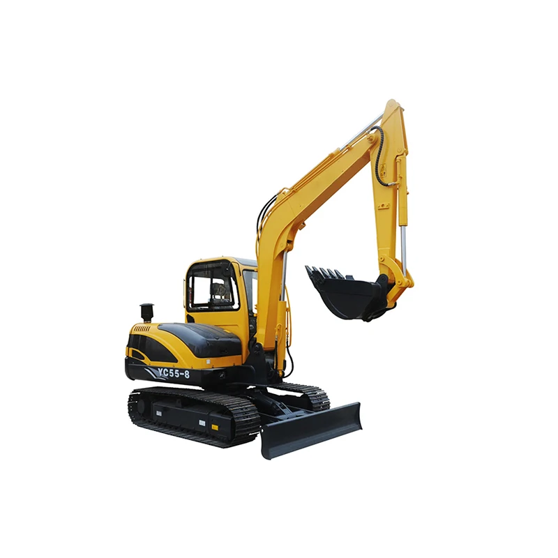 YUCHAI 8ton  YC80-9 Best Price Mini Crawler Excavator With Rubber Track excavators