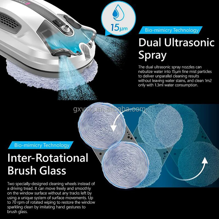 HOBOT R3 Ventana умный очиститель воды Электрический окон Автоматический робот для мытья с приложением дистанционного управления