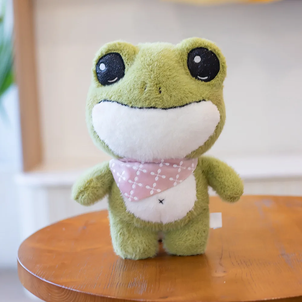 Factory wholesale custom Non deformable dressed frog stuffed toy plush toy for children