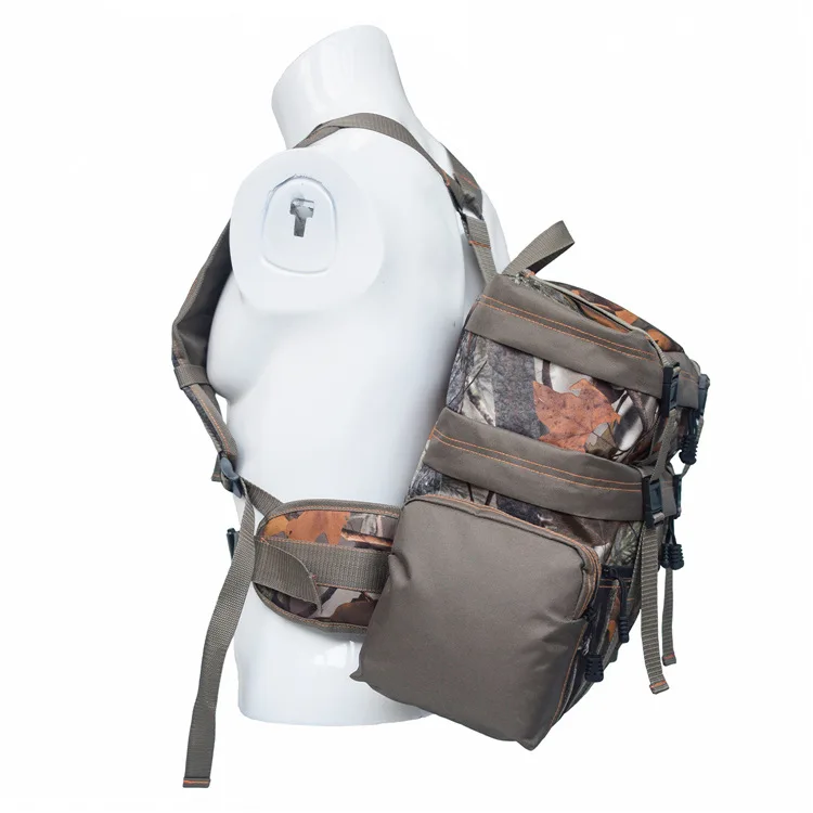 Large Capacity Waterproof Two Layers Daypack Camouflage Hunting Backpack for Outdoor Camping Hiking Travelling