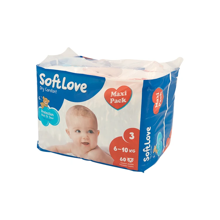 Softlove OEM Pampering Baby Diapers Huge Absorption Soft Baby Diapers