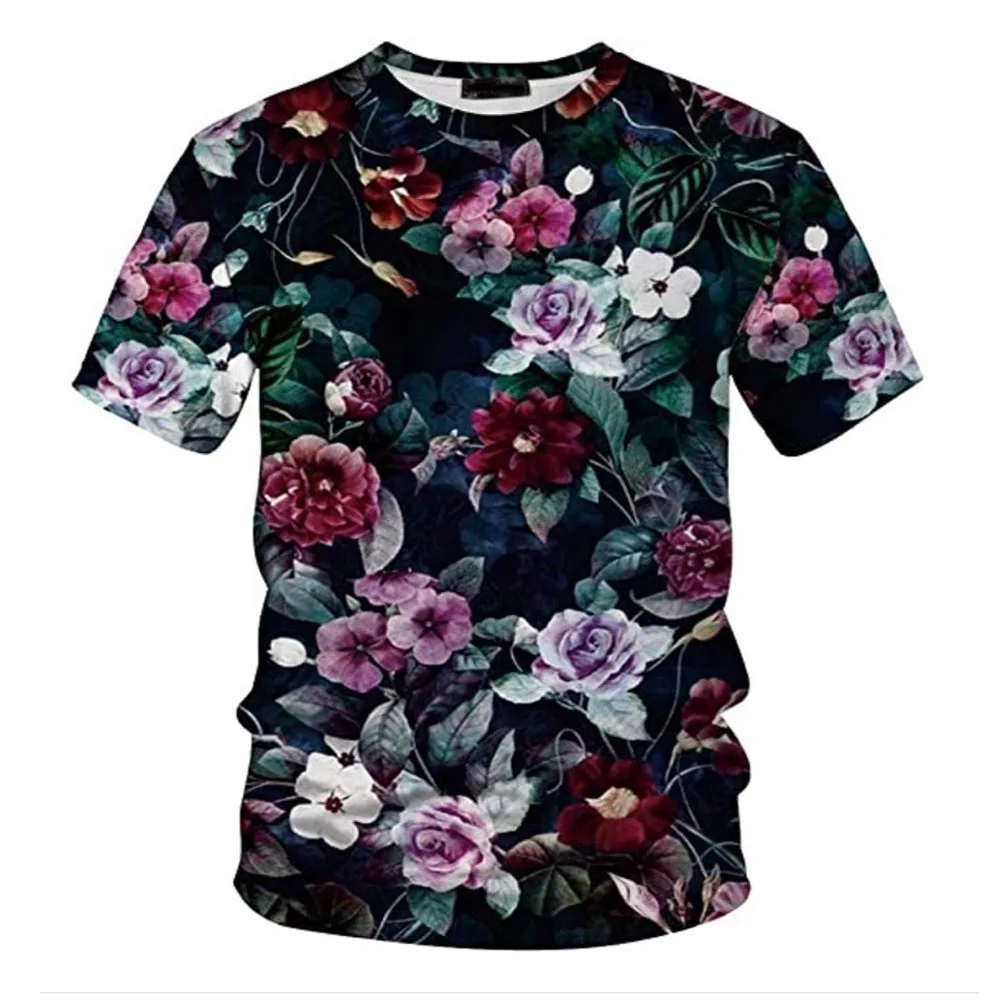 
Summer 3D printed t-shirt short sleeve custom men shirt 