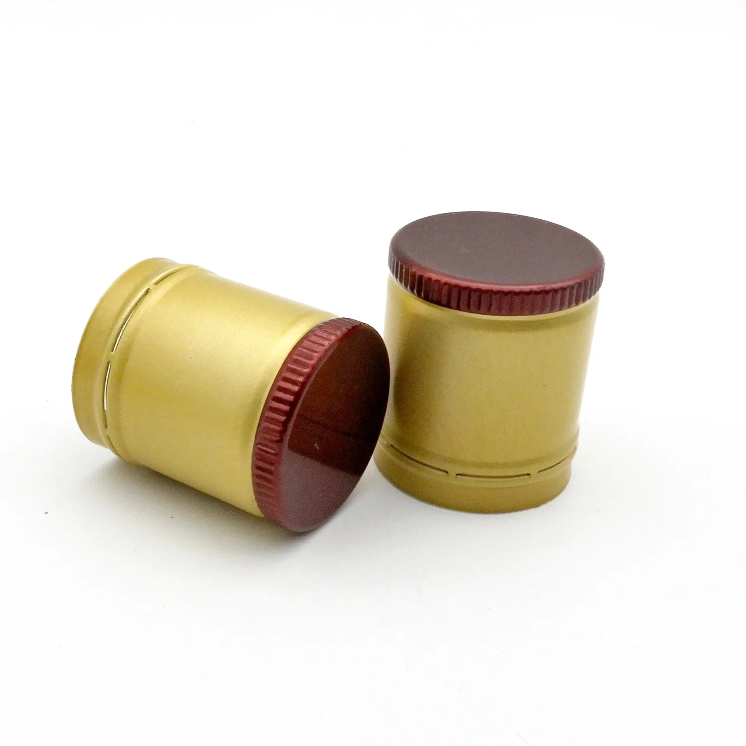 30*35mm Aluminium ROPP Cap Blue Black SIlver Color Logo Design Vodka Rum Whisky Lids Bottle Caps Closures