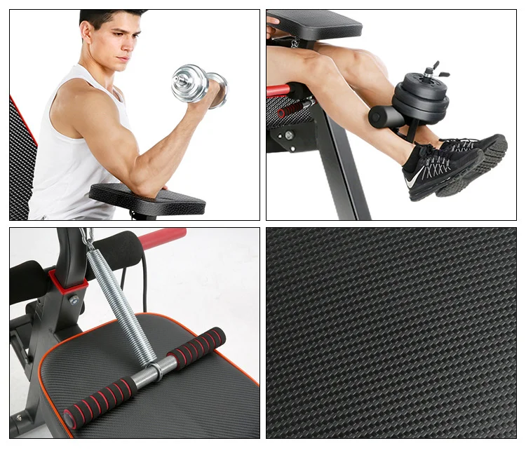 Multi function adjustable commercial gym equipment incline weight bench dumbbell bench