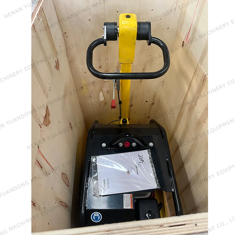 China Customized Soil Compaction Equipment Manual Vibrator Engine Plate Compactor Machine With Gasoline Engines