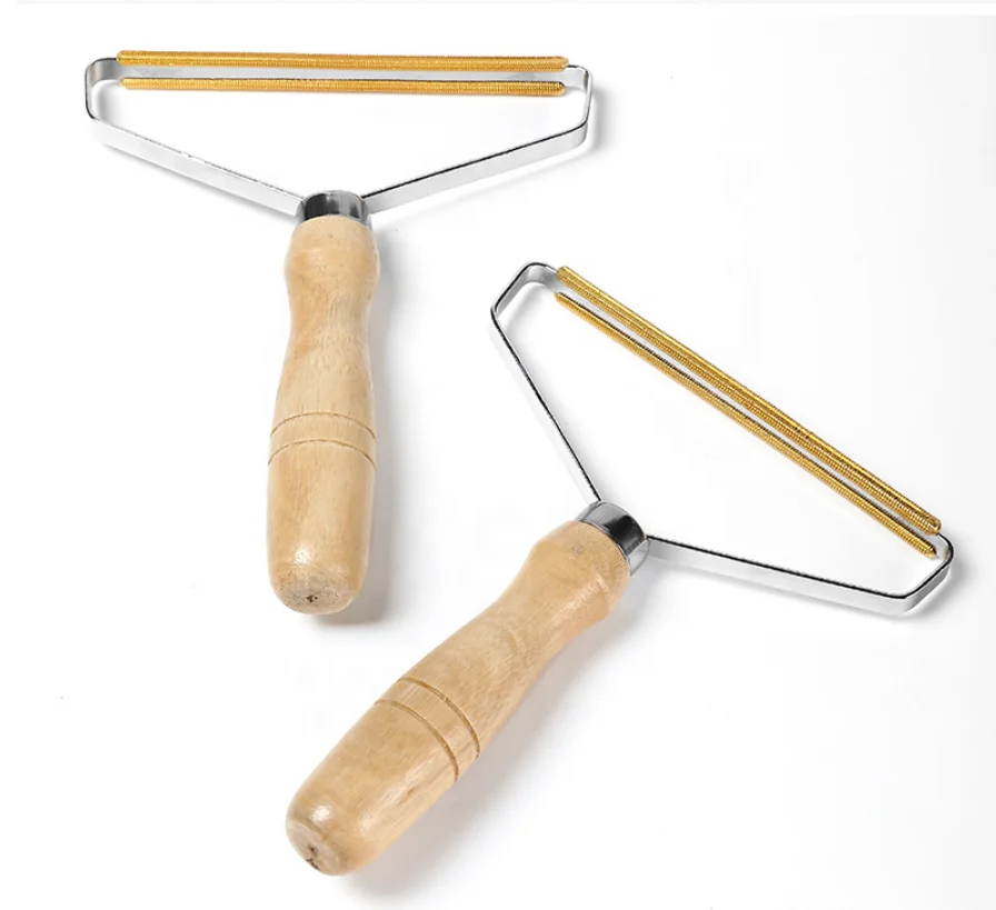 
Hot Selling Wooden Metal Clothing Shaver Shave Wool Implement Portable Lint Remover 