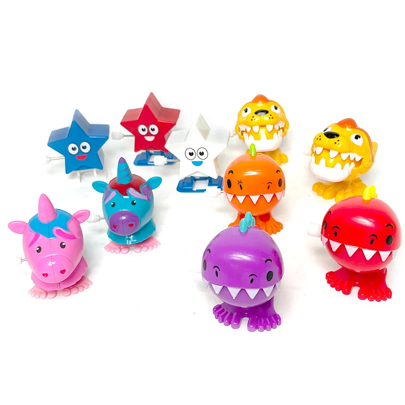 Рекламная мультяшная модель Windup игрушки мини Забавный подарок заводные весенние для