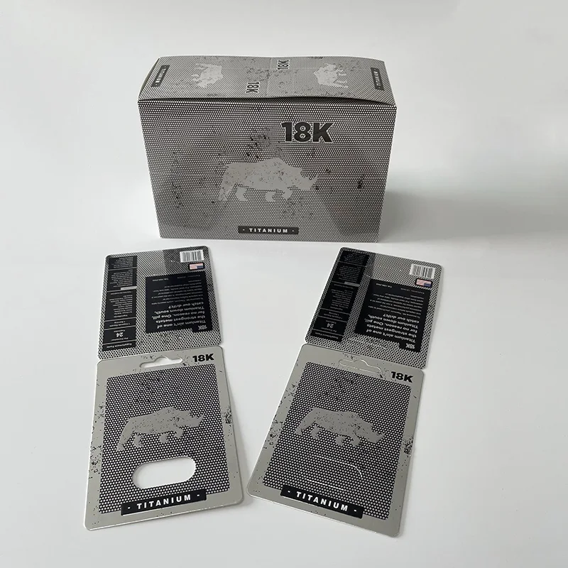 Бумажные карты 18k для упаковки