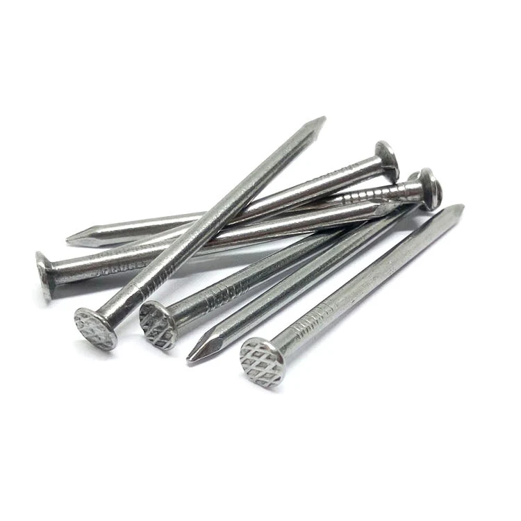 Hot sale galvanized Q195 iron wire nails round head polished common wire nails for construction