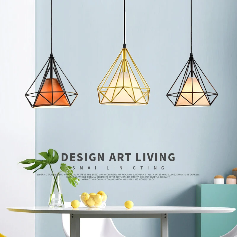 VVS High quality wholesale china colorful iron minimalist style  chandeliers & pendant lights