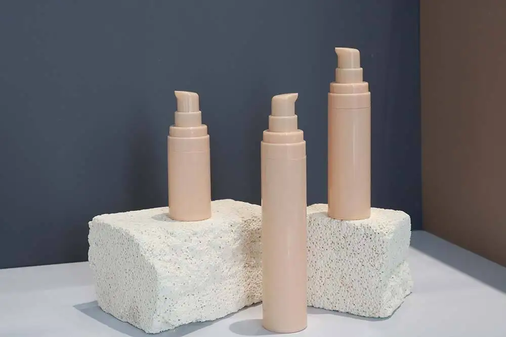 Hot Selling frosted airless 15ml 30ml 50ml airless spray bottle 50ml airless vacuum pump bottle