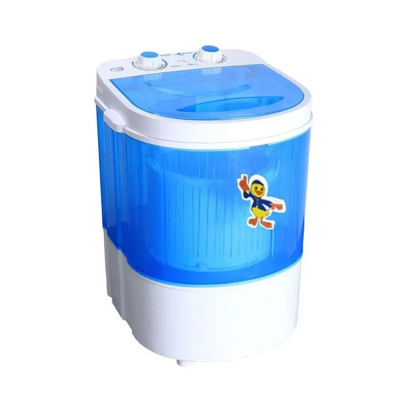 Mini Household Semi-Automatic Top-Load Washer Small Convenient Washing Machine for Dormitory Students and Children
