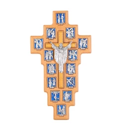 Metal Home tabletop decorations church Catholic gift Church artifacts solid wood cross