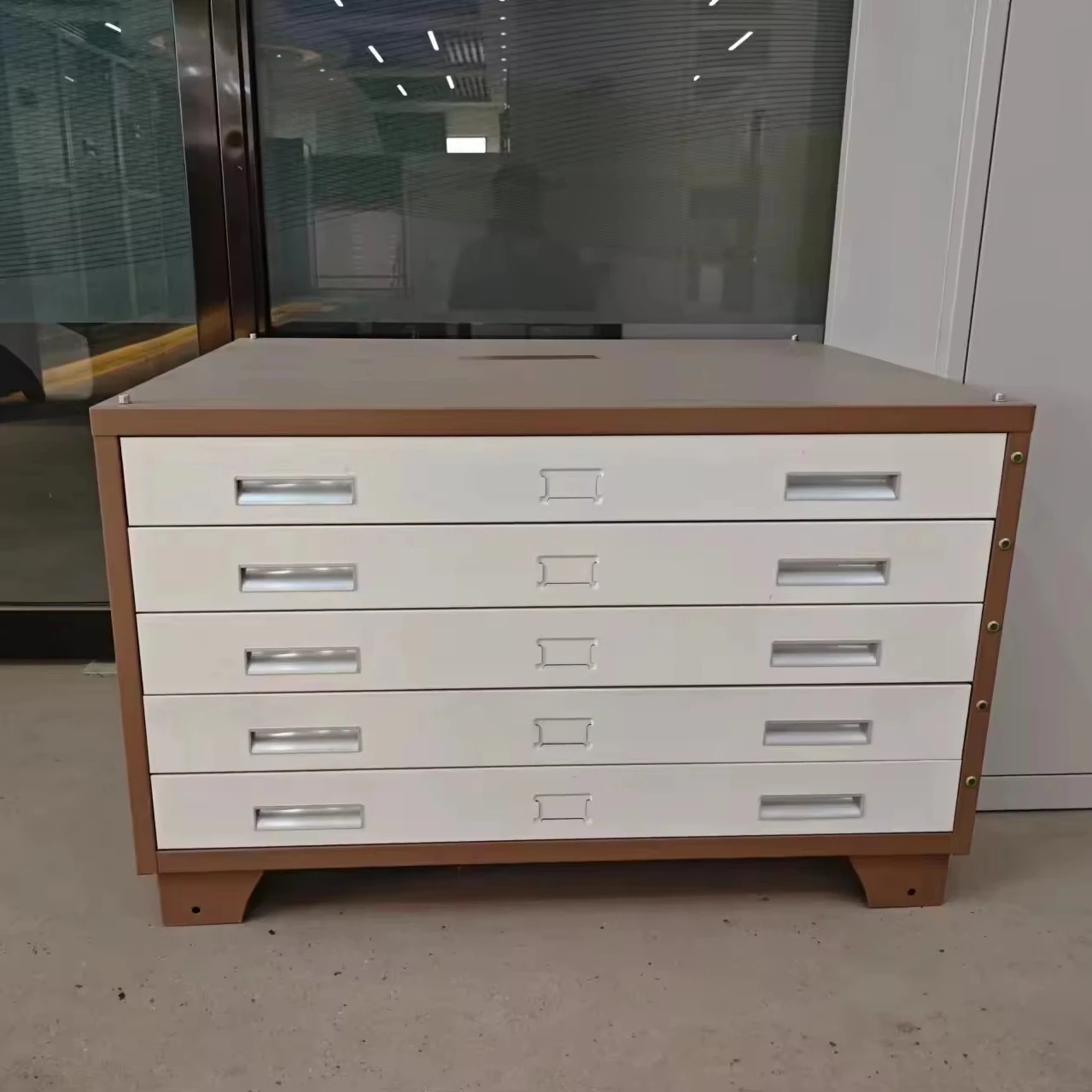 Steel Map Drawer Cabinet 5 drawers A1 A0 size Drawing Flat File Cabinet Engineering Data Drawing Cabinet