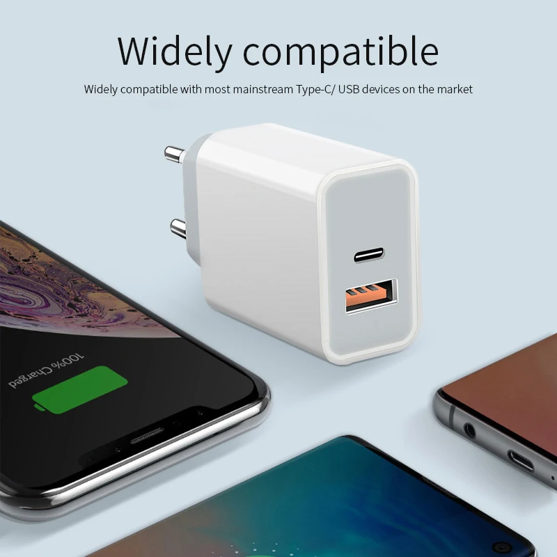 Сетевое зарядное устройство с двумя Usb-портами 5 В 3 А 9 2 12 0 18 Вт
