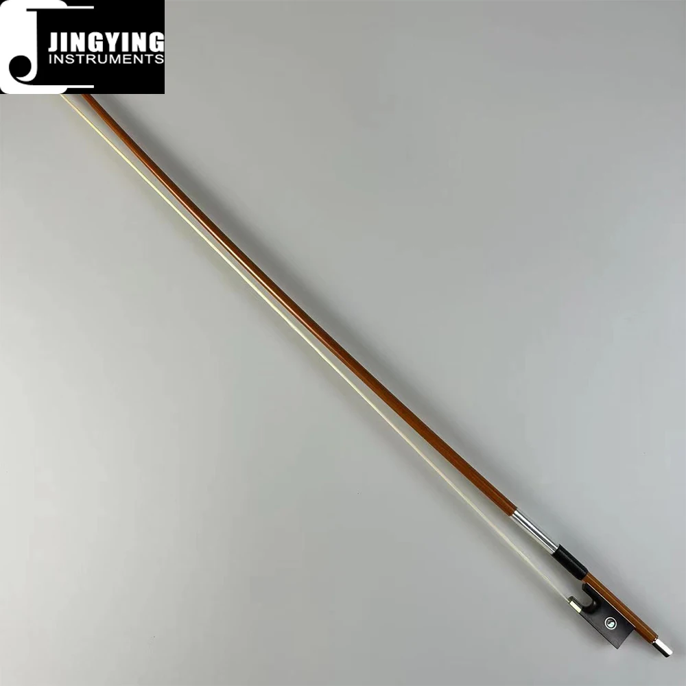 2025 Jingying Music Violin Accessories,High-end Authentic Brazilian Logwood Violin Bow Performance Grade Professional Violin Bow