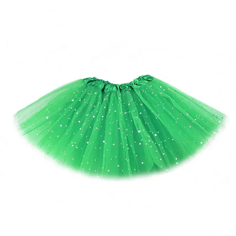 Hot Sale Popular Children Tutu Skirt 3 Layers Sequins Birthday Tutu Skirt Dress For Party