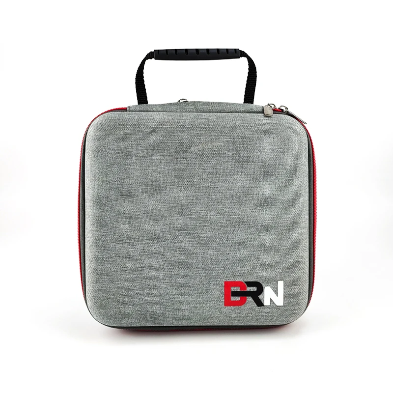 Custom Facial Massager Box Grey Facial Massage Device Carry Bag Large EVA Massage Device Case