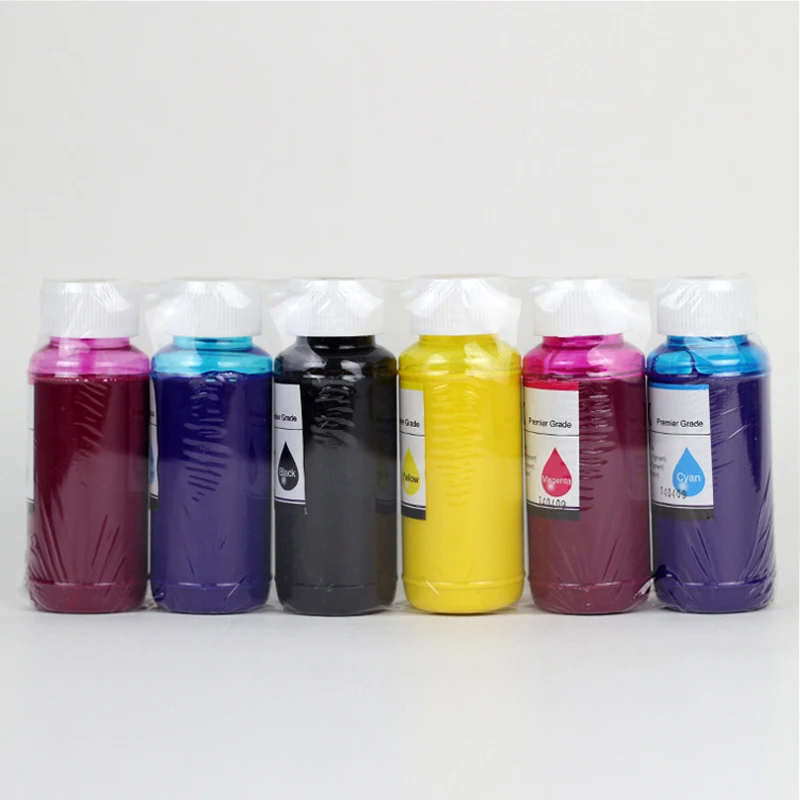 Pigment heat transfer ink for cotton clothes 4 colors or 6 colors