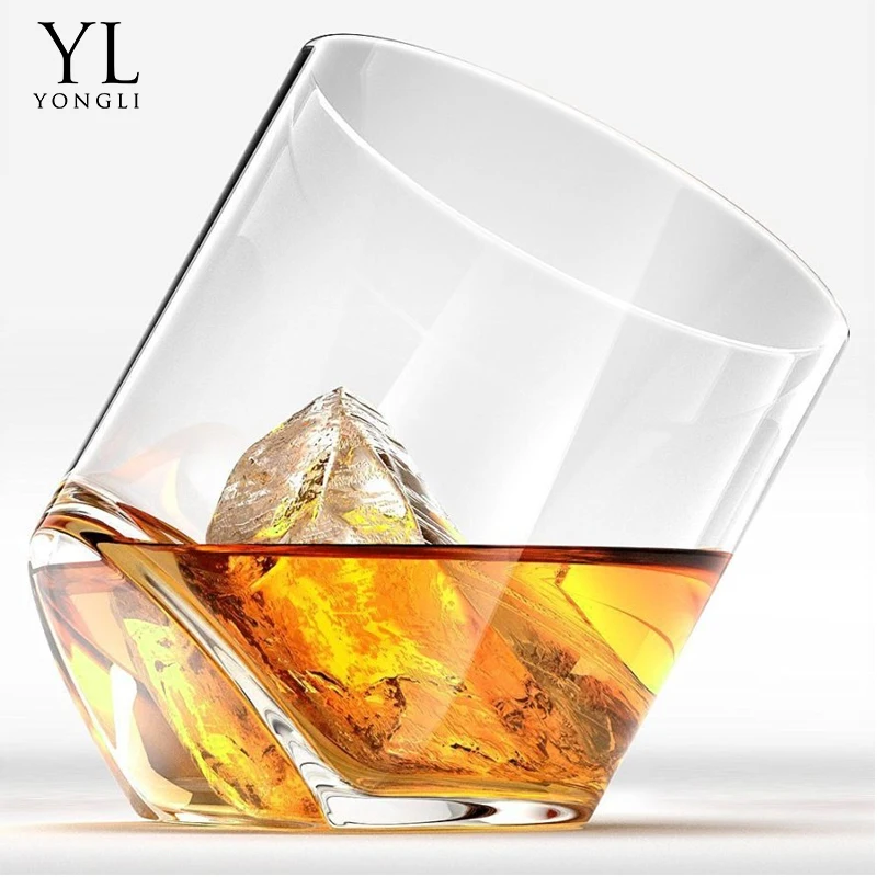 Custom Dark Fashion Design Whiskey  Skull Decanter set Crystal Glass Skeleton whisky glass sets