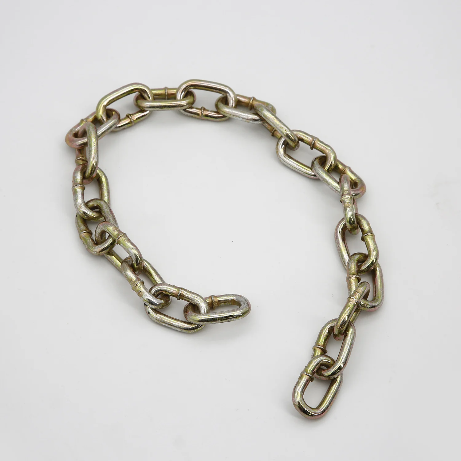 Galvanized DIN766  Short steel Link chain 4mm G30 chain gold chain