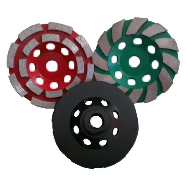 4 Inch tool part abrasive tool diamond single row grinding disc cup wheel for granite marble concrete terrazzo