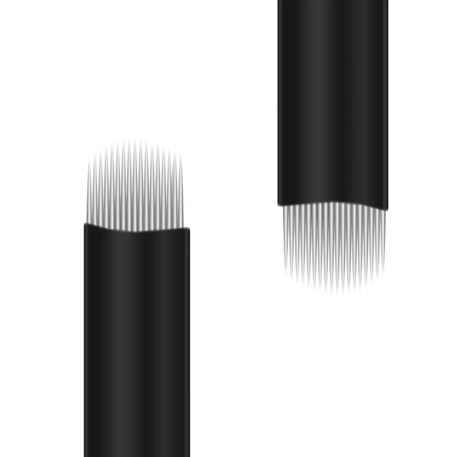 Wholesale Flexible 0.2mm Black Microblading Needle Blade Eyebrow Tattoo Needles for Semi Permanent Makeup Beauty