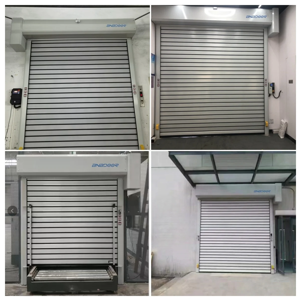high quality automatic metal industrial quick workshop roller shutter aluminum alloy rapid rolling roll up high speed door