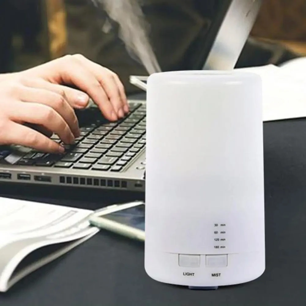 Car Air Humidifier Ultrasonic USB Home Auto Humidifier Aroma Diffuser with LED light