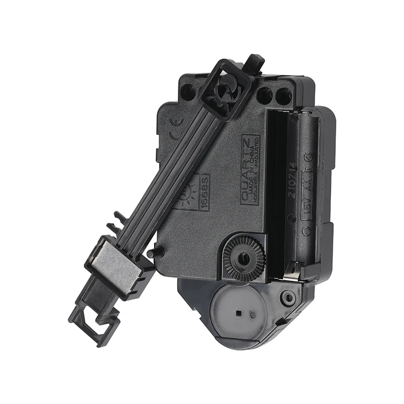 high quality black plastic seiko quartz analog pendulum swing step clock movement for wall clock JH1668PA-7-8-9