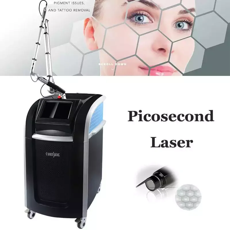Tattoo Laser Picosecond Multi 755mm 1064mm 532mm Picosecond 1064 nm 755nm 532nm Q Switched Nd Yag Laser Professional Equipment