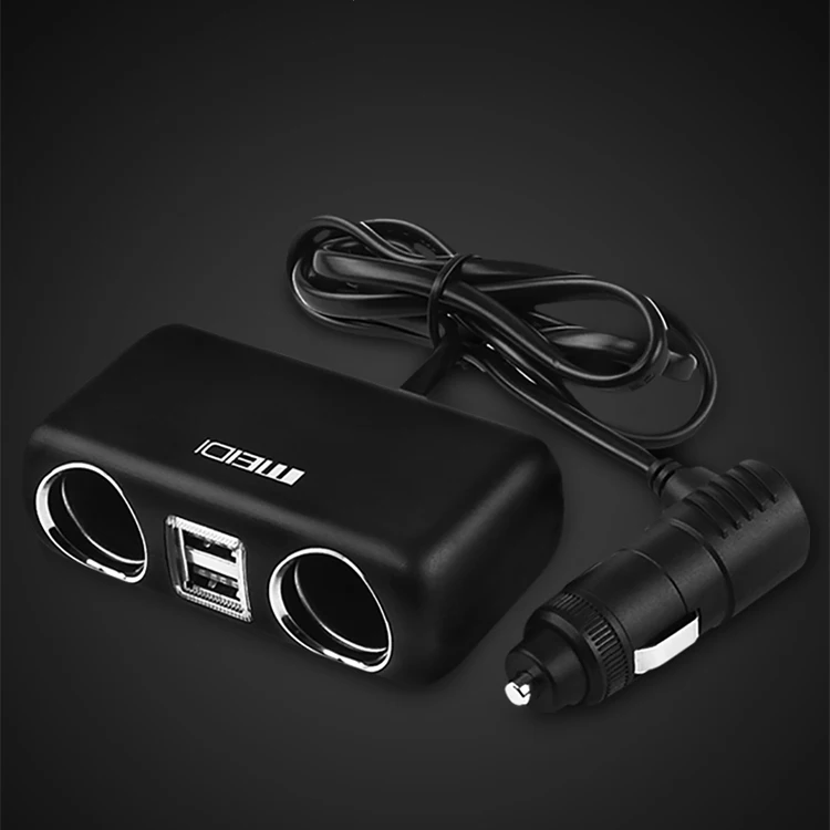 New Product Car USB Charger Universal Port 3.4A 40W*2 Dual Usb-A Socket Adapter