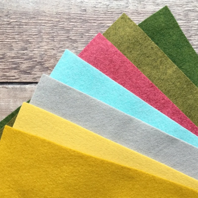 High standard automotive interior needled non-woven automotive interior back rubber felt color can be customized