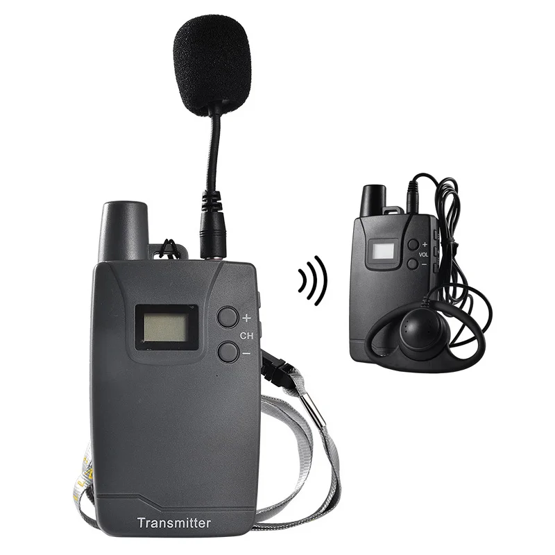 WirelessLinkx Tour Guide Audio System Wireless Communication Equipment Multi-channel Anti-interference for Horse Riding Teaching