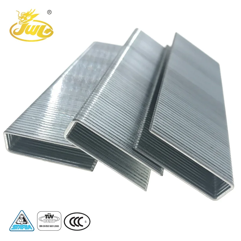 Hot Selling Galvanized Wire Standard U-Type Nail 16GA Furniture Staple