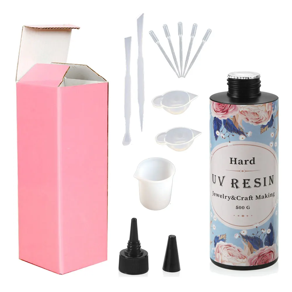 Wholesale 500g UV Resin Craft Set Diy Jewelry Making Kit for Homemade Art