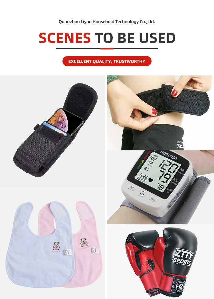 Custom High Quality Reusable Velcroes Tape Fastener Sticky Double Side  Hook And Loop