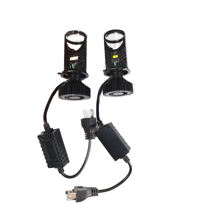 Y6 bifocal lens LED auto LED light 6000k  motorcycle car light H4 36W led headlight