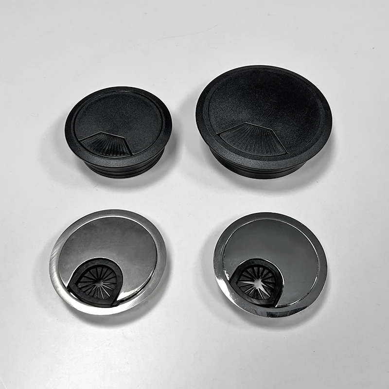 HD Office decorative fittings office computer rectangular desk cable wire management grommet