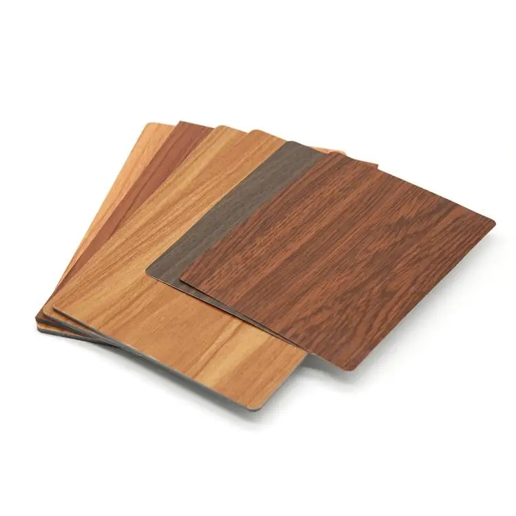 4mm wooden texture aluminum plastic composite panel for interior decorative wall