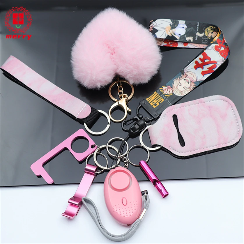 Verified self defense keychain manufacturer wholesale color customizable fiezkaa self defense keychain for women