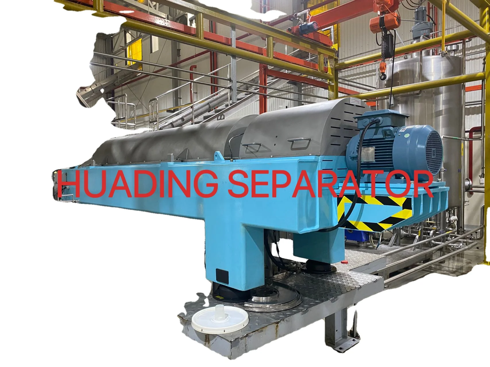 High-performance decanter centrifuge (3-phase decanter) for animal fat and fish oil processing industries